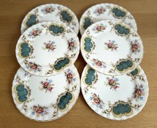 Royal Albert - Berkeley - Set of SIX 6 1/4"  16 cm TEA / SIDE Plates 1st Quality