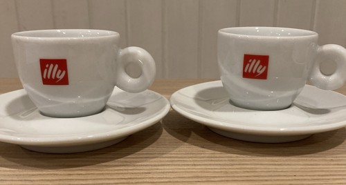 Illy espresso cups and saucers - espresso,