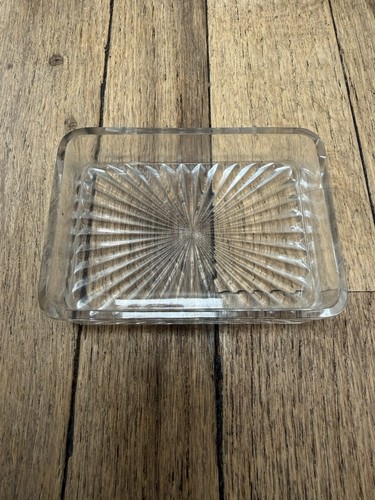 Vintage pressed glass trinket - vintage,