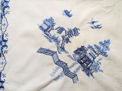 Vintage large embroidered - vintage,