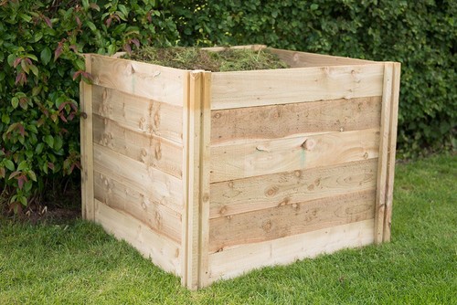 Wooden compost bin forest - wooden,