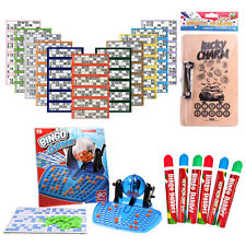 Bingo Game Machine with 90 Balls 48 Cards + Bingo Book + Board + 6 Mix Dabbers