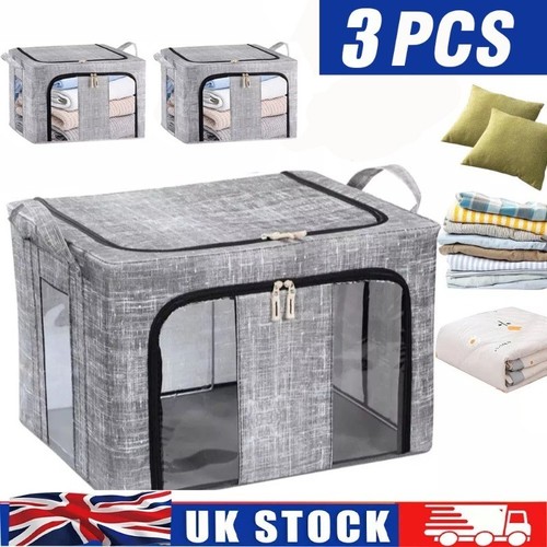 66l clothes storage bags - 3x,