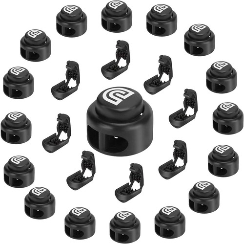 Cord locks and - locks, clips