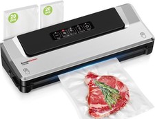 Vacuum Sealer with 40 Vacuum Bags, Fast-Compact Vacuum Sealer Mach