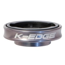 K-Edge Gravity Top Cap Mount For Garmin Edge 200 - 1000 Bike GPS Units - Grey