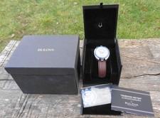 Bulova Parking Meter Chronograph Quartz Silver Dial Men's Watch 98B390 NIB