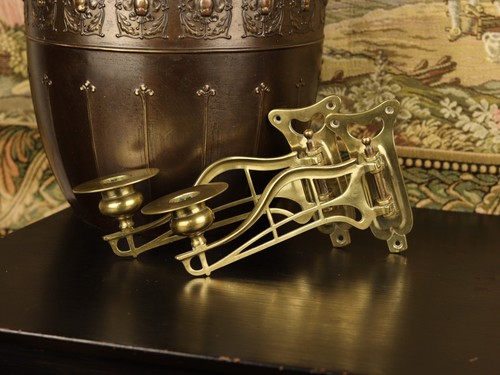 Antique art nouveau brass - antique,