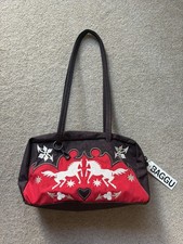 Baggu Nylon Bowler Bag Red