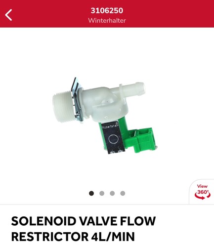 Winterhalter solonoid valve - solonoid,