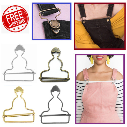 10pcs dungaree buckle clips - 2-10pcs,