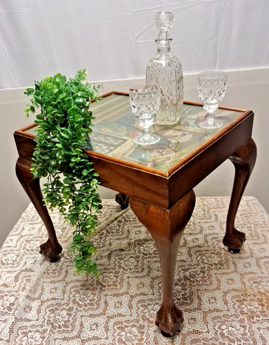 Antique side drink plant - antique,