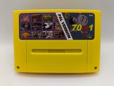70 Games in 1 SNES Game Cart (PAL) for Super Nintendo SNES inc. Save Function