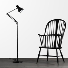 Floor Lamp Grey Adjustable Anglepoise Type 75 RRP £289