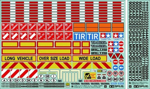 Tamiya 56534 sticker set for - tamiya,