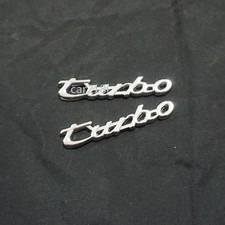 2x Chrome turbo Silver Small