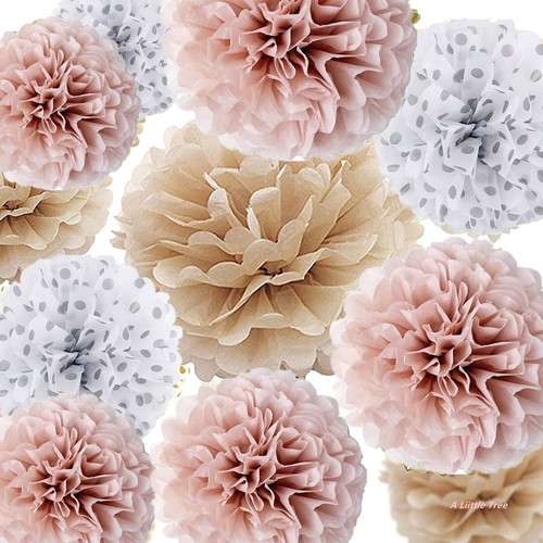 12pcs tissue paper pom - tissue,