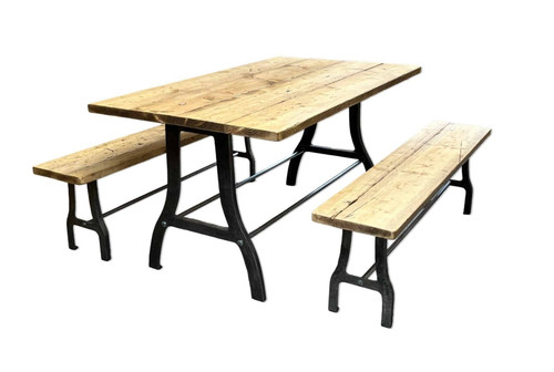 Industrial style dining table - style,