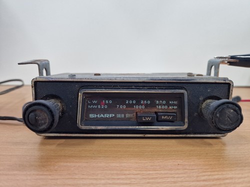 Vintage sharp transistor car - vintage,