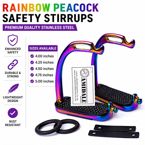 Amidale rainbow peacock safety - rainbow,