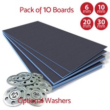 Tile Backer Cement Coated Insulation Board 10 Pack 1200x600mm  6-30mm Thick