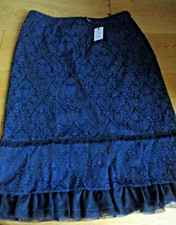 KATE COOPER Black Brocade Midi