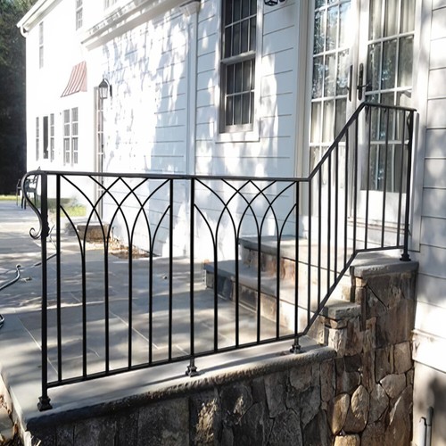 Vintage deck fence - deck,