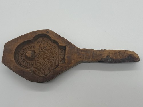 Vintage hand carved wooden - carved,