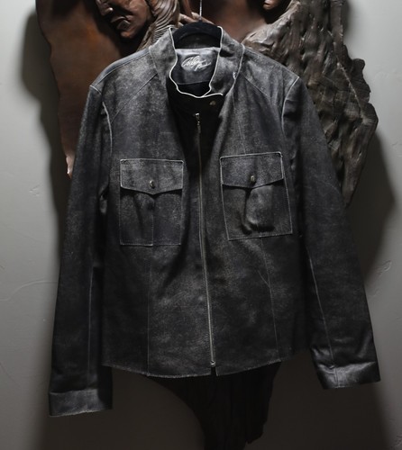 Arlen ness black leather zip - ness,