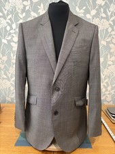 John Lewis 2 Piece Suit Grey  Jacket 44"R  Trousers W36S" IL30" Damage On Jacket