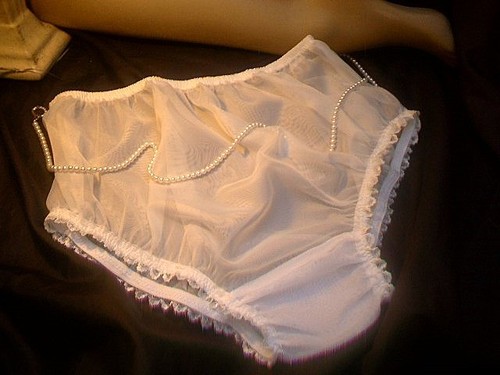 Sissy white sheer - sissy,