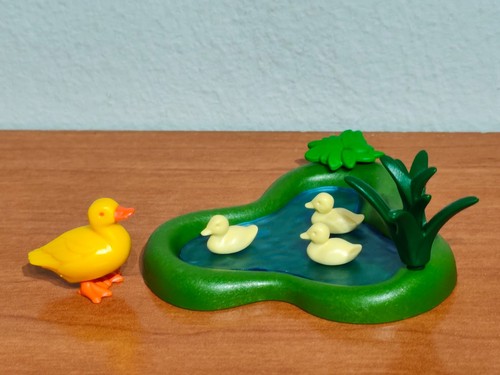 Playmobil lot pond ducks - pond, duck