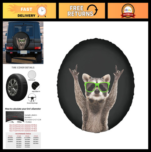 Funny raccoon spare tire - funny,