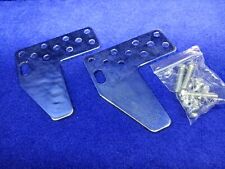 CLASSIC MINI MOUNTNEY CHROME SEAT ADJUSTER BRACKETS PAIR FOR ONE SEAT