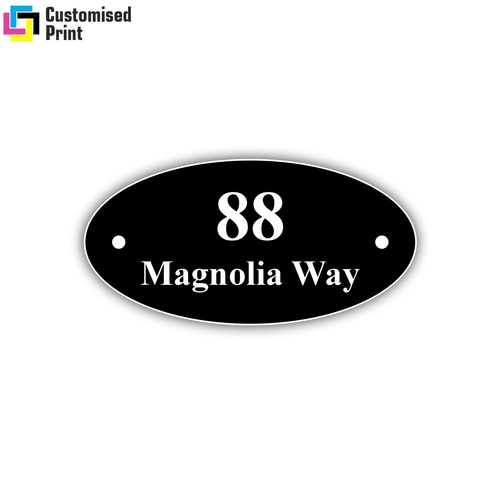 Personalised house number - personalised,