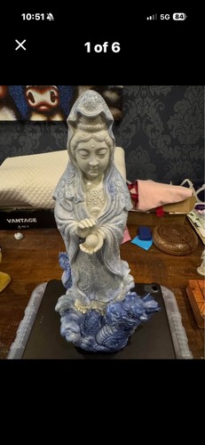 Porcelain figure guan yin - figure,