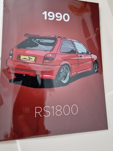 Fiesta mk3 rs1800 - retro, metal