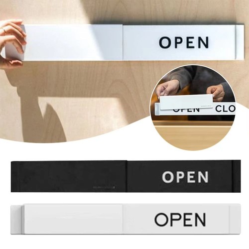 Open closed notice sign - open,