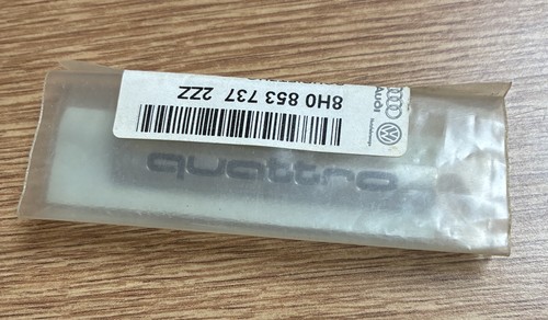 Original audi quattro badge - audi,