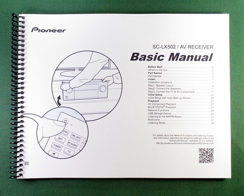 Pioneer lx502 basic - sc-lx502,