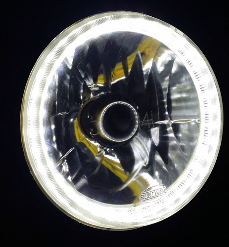 White halo headlight x2 - white,
