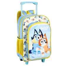 Kids Bluey & Bingo Characters  Deluxe Premium Trolley bag Travel Pull Along