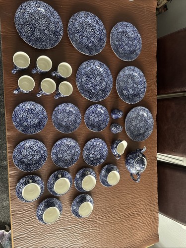 Burleigh blue calico - burleigh,