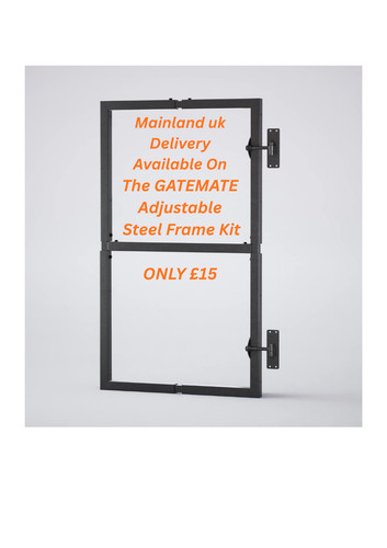 Gatemate adjustable steel gate - adjustable,