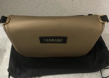 Versace Parfums Bag Gold Clutch Crossbody Bag Shoulder Bag Pouch Chain