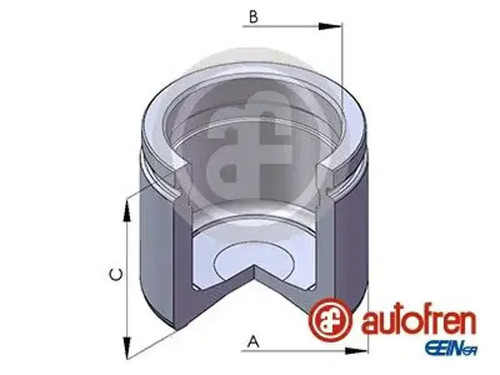 Brake caliper piston front - caliper,