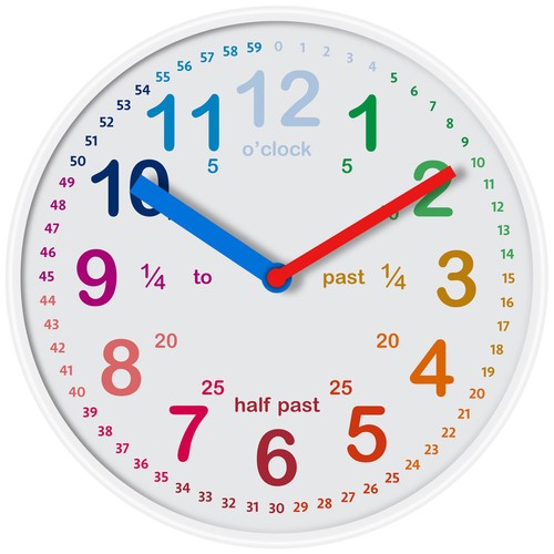 Teaching clock educational - teaching,