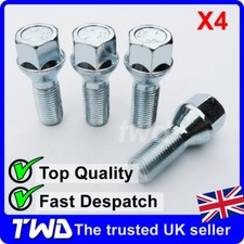 4x ALLOY WHEEL BOLTS FOR VOLVO