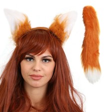 MR FOX EARS WITH TAIL ORANGE