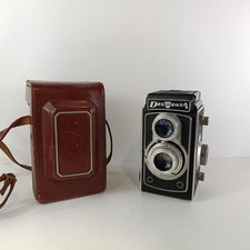 Motanus Delmonta 120 Twin lens reflex TLR camera 1950's Germany With case 